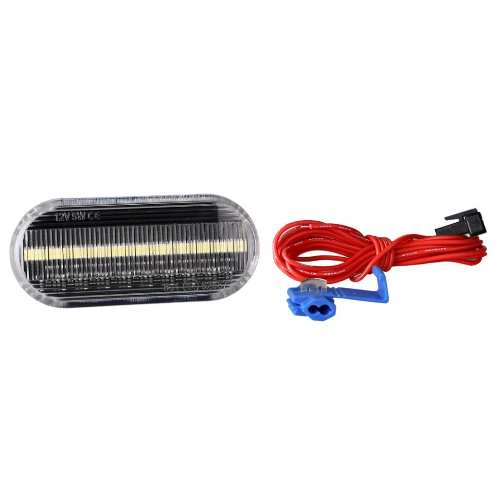 Εικόνα 1 από 2 — VW GOLF 3+4 /POLO 6N/9N/PASSAT 96>/T5/SHARAN 18LED (2χ9) SMD 2 ΧΡΗΣΕΩΝ ΠΛΑΙΝΑ ΦΛΑΣ ΦΤΕΡΟΥ ΔΙΑΦΑΝΑ