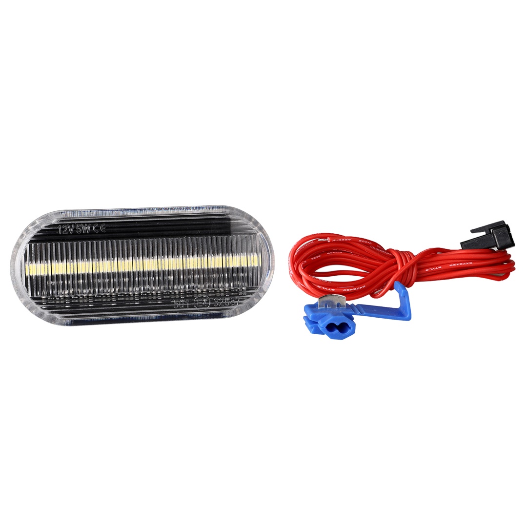 Εικόνα 1 από 2 — VW GOLF 3+4 /POLO 6N/9N/PASSAT 96>/T5/SHARAN 18LED (2χ9) SMD 2 ΧΡΗΣΕΩΝ ΠΛΑΙΝΑ ΦΛΑΣ ΦΤΕΡΟΥ ΔΙΑΦΑΝΑ