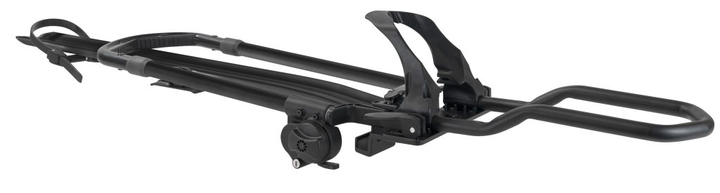 Εικόνα 2 από 12 — Menabo – Βάση Ποδηλάτου Οροφής Clover DX Black Δεξιά για 1 Ποδήλατο έως 25 kg, E-Bike, Fat Bike και MTB με Διπλό Αντικλεπτικό Σύστημα σε μαύρο χρώμα – 1 Τεμ. (14860/MB)