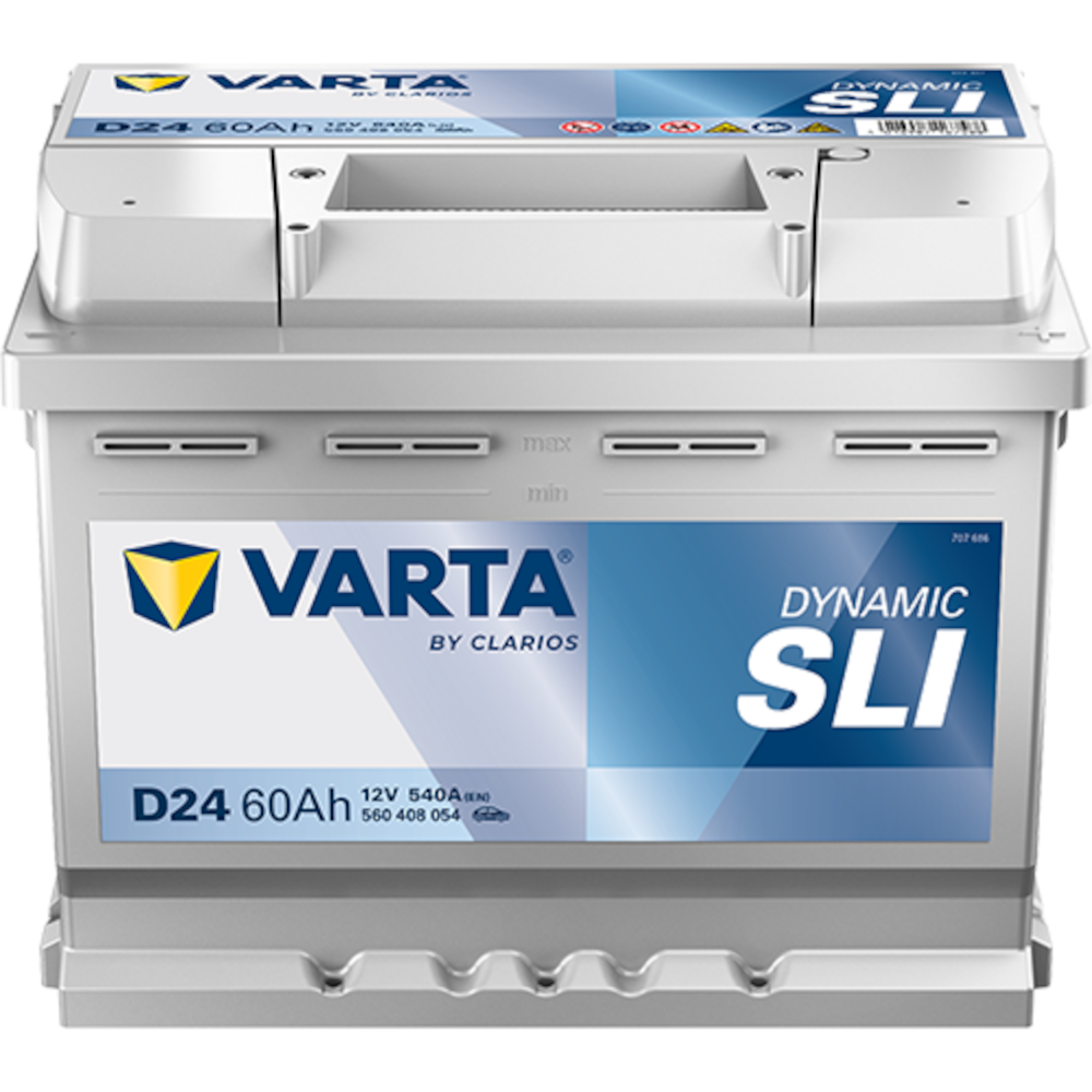 Εικόνα 2 από 4 — Μπαταρία αυτοκινήτου Varta D24 12V 60Ah