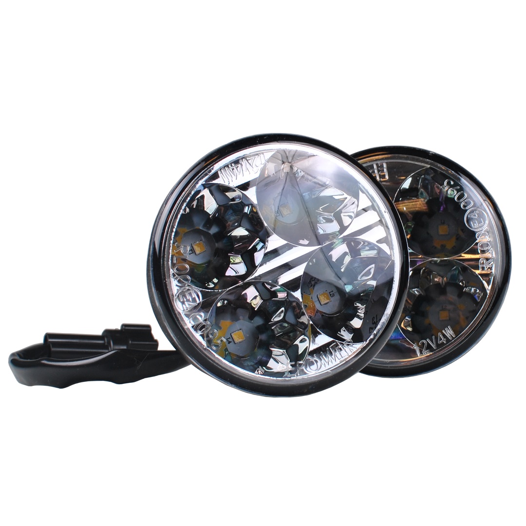 Εικόνα 3 από 6 — DRL 225se 12V OSRAM ΠΡΟΣΘΕΤΟ DAYTIME ΔΙΕΘΝΗ OSRAM ΜΕ 2x4HP LED ΣΤΡΟΓΓΥΛΟ 70x36mm 2ΤΕΜ. M-TECH