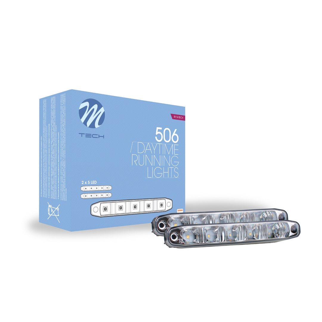 Εικόνα 3 από 3 — ΠΡΟΣΘΕΤΟ DAYTIME DRL 506SE 12V – OSRAM – ΔΙΕΘΝΕΣ (ΜΕ 2X5HP LED – 160X35mm – 53X25mm) – 2 ΤΕΜ. M-TECH