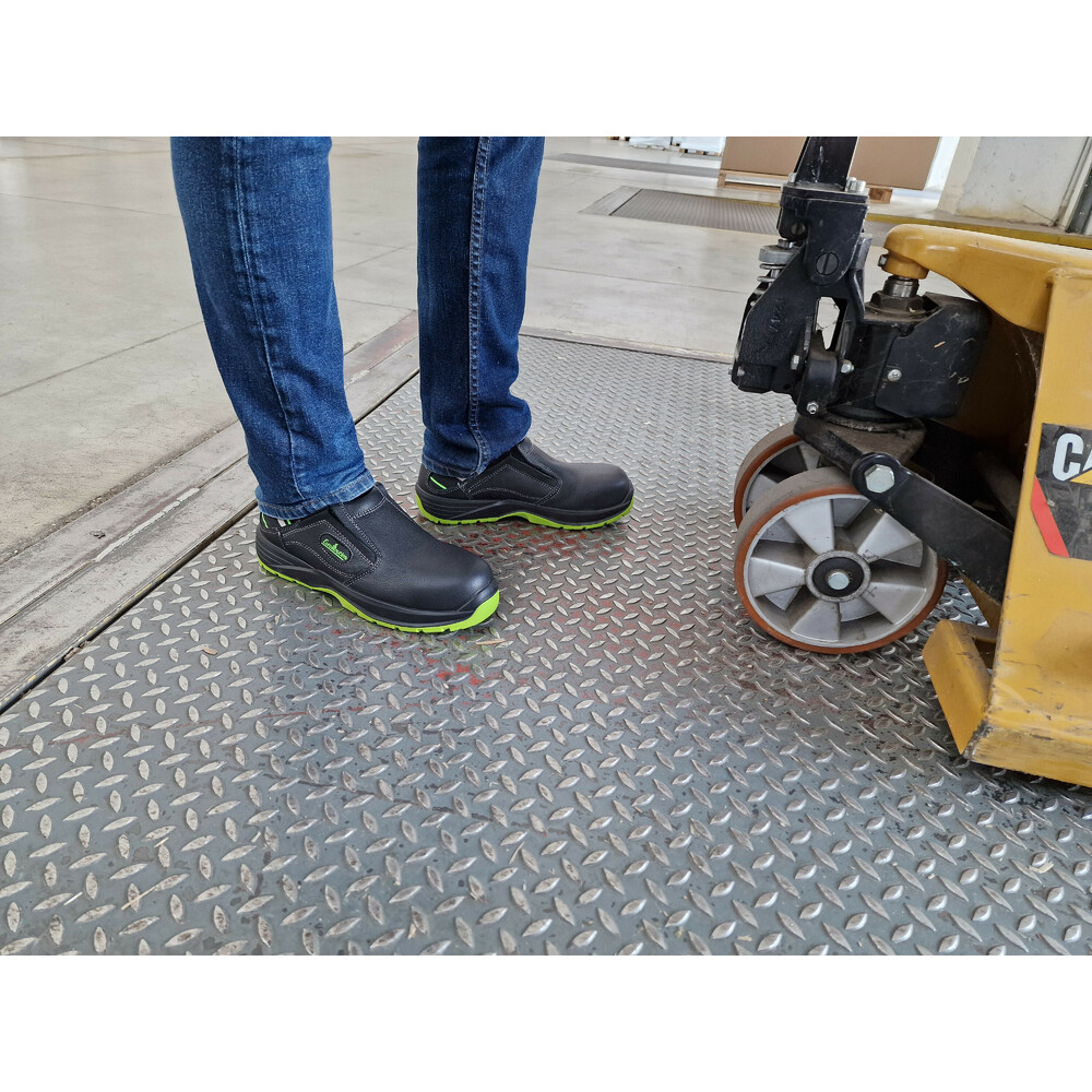 Εικόνα 9 από 10 — Euroroutier – Παπούτσια Ασφαλείας Νο 38 Hybrid Tech Green ελαφρύ αναπνεύσιμο ύφασμα αντιστατικό με μεταλλική μύτη – 1 τεμ. (L.ERHYTG38)