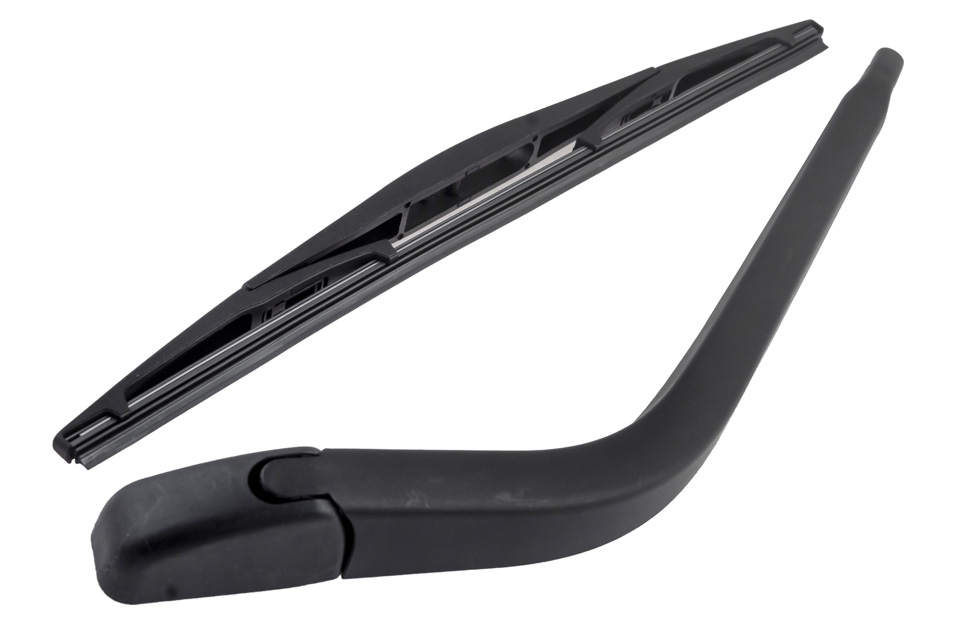 Εικόνα 1 από 4 — HONDA JAZZ 2002-2008 ΥΑΛΟΚΑΘΑΡΙΣΤΗΡΑΣ ΠΙΣΩ ME ΜΠΡΑΤΣΟ 35cm orig.76720-SAA-004