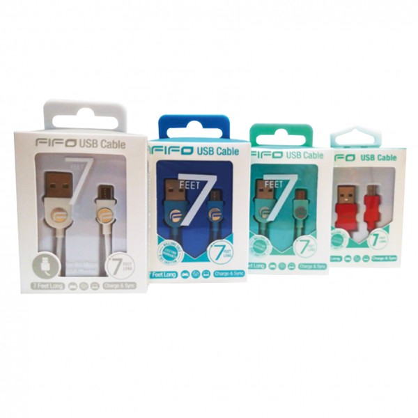 Εικόνα 2 από 2 — ΚΑΛΩΔΙΟ USB 2 ΣΕ 1 FIFO MICRO USB 213 cm (ΦΟΡΤΙΣΗΣ/ΣΥΓΧΡΟΝΙΣΜΟΥ)