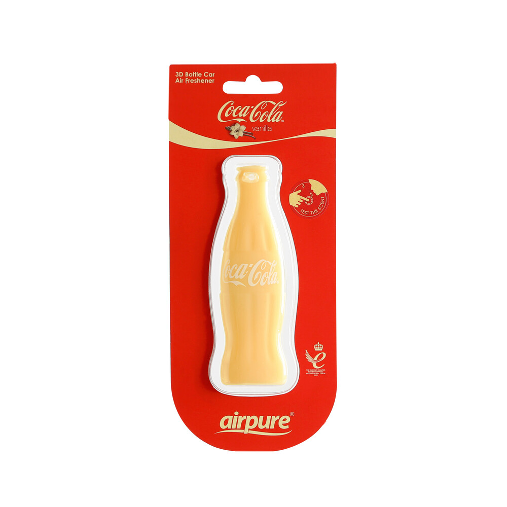 Εικόνα 8 από 8 — ΑΡΩΜΑΤΙΚΑ ΚΡΕΜΑΣΤΑ 3D BOTTLE  ΣΕ ΣΧΕΔΙΟ ΜΠΟΥΚΑΛΙ COCA-COLA ΔΙΑΦΟΡΑ ΑΡΩΜΑΤΑ ΣΕ DISPLAY 12ΤΕΜ.