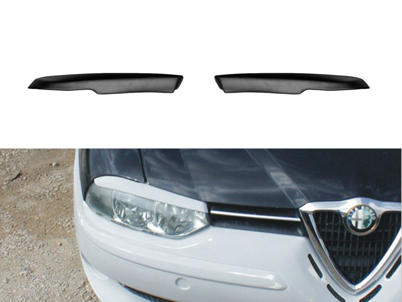 Εικόνα 1 από 2 — Motordrome – Φρυδάκια για Alfa Romeo 156 (1996-2003) – 1 Σετ. (FR.00.0071)