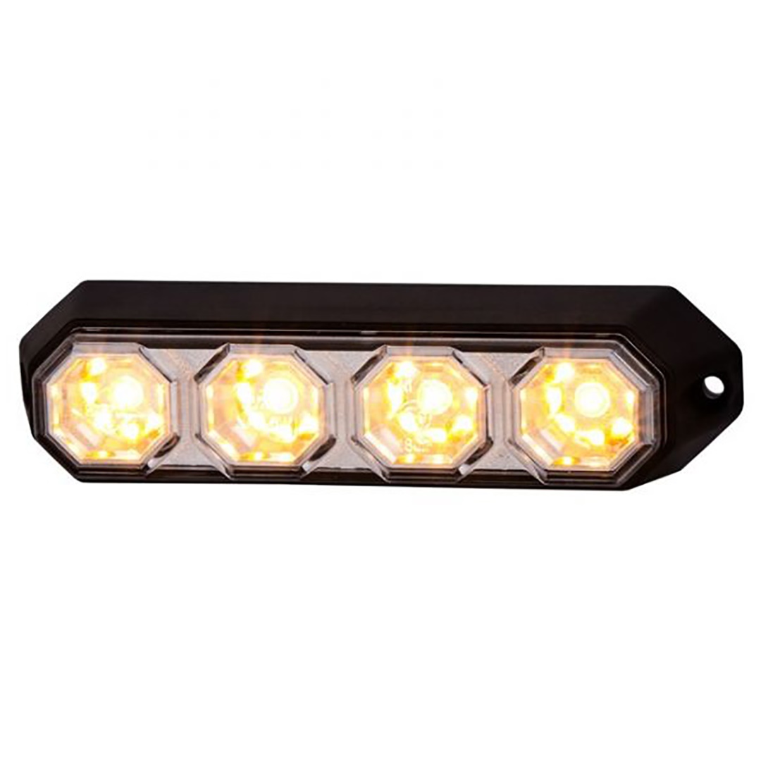 Εικόνα 1 από 3 — ΦΩΣ ΠΡΟΕΙΔΟΠΟΙΗΣΗΣ 12/24V HOR78 6W 4LED 143x35mm ΠΟΡΤΟΚΑΛΙ