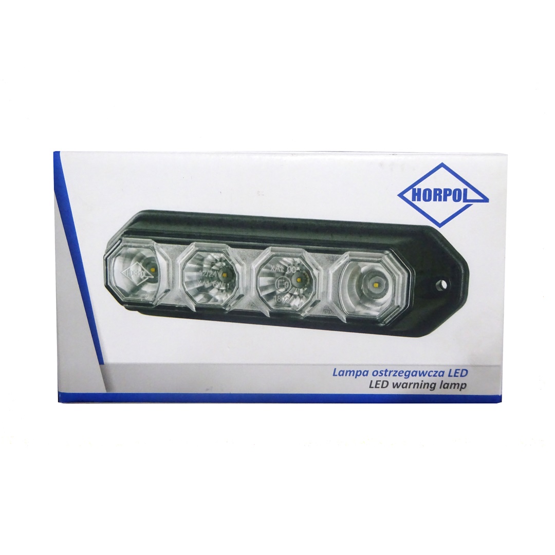 Εικόνα 3 από 3 — ΦΩΣ ΠΡΟΕΙΔΟΠΟΙΗΣΗΣ 12/24V HOR78 6W 4LED 143x35mm ΜΠΛΕ