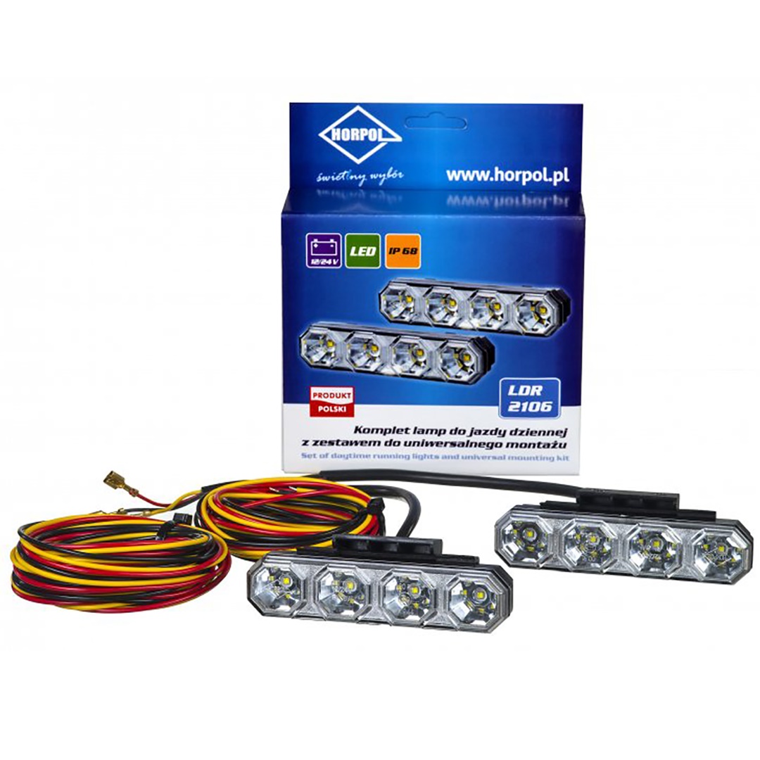 Εικόνα 5 από 5 — DRL HOR78 12/24V ΠΡΟΣΘΕΤΟ DAYTIME ΔΙΕΘΝΗ ΜΕ 4LED 6W 120,5×36,8mm ΜΑΥΡΟ 2ΤΕΜ