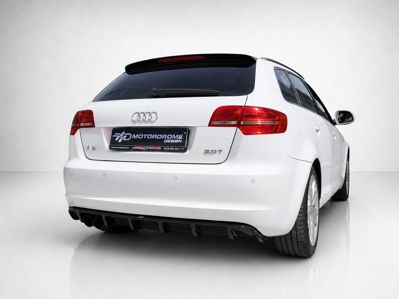 Εικόνα 3 από 5 — Motordrome – Πίσω Διαχύτης για Audi A3 8P Sportback (2008-2012) – 1 Τεμ.  (K151-002)