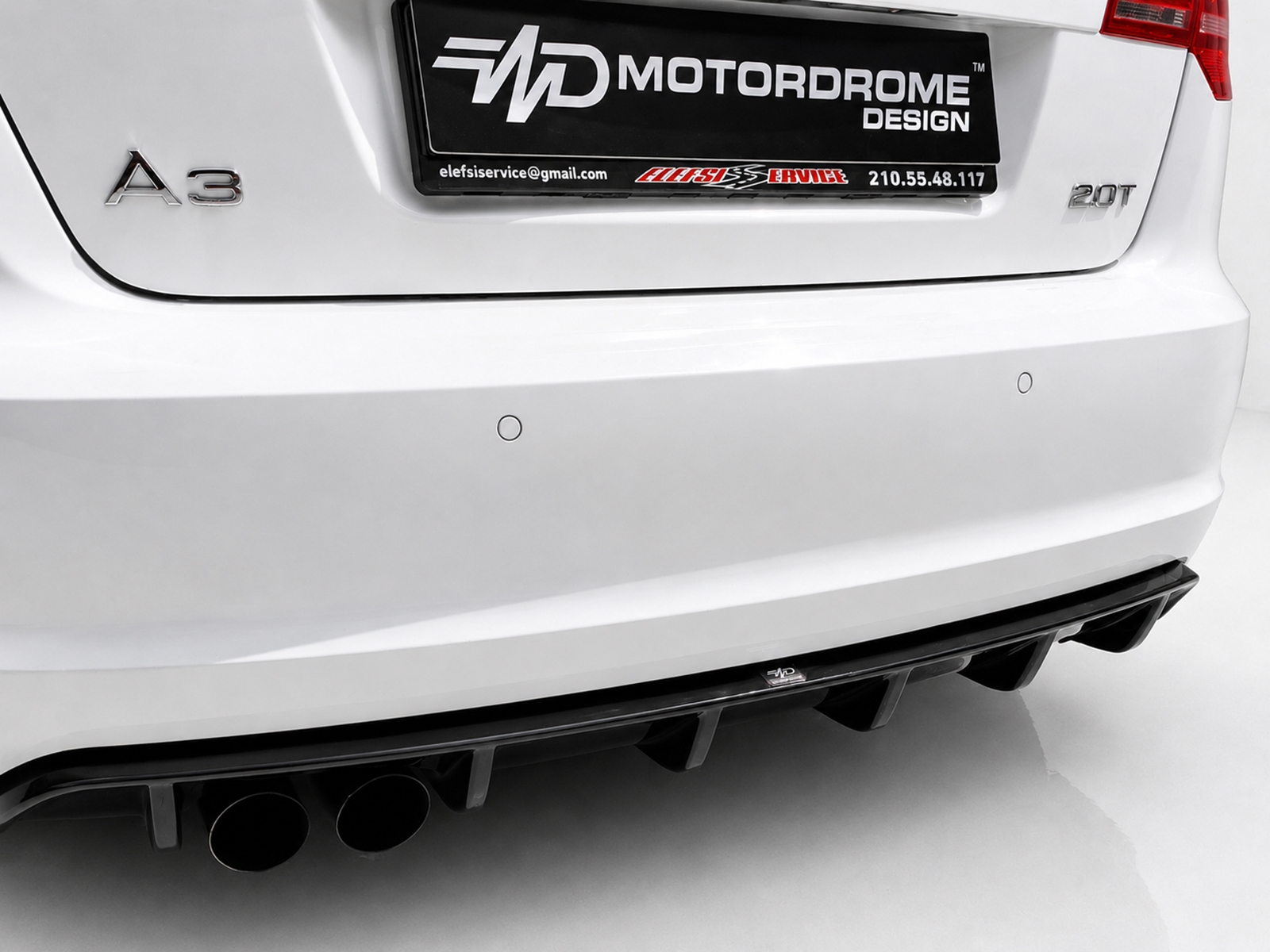 Εικόνα 4 από 5 — Motordrome – Πίσω Διαχύτης για Audi A3 8P Sportback (2008-2012) – 1 Τεμ.  (K151-002)