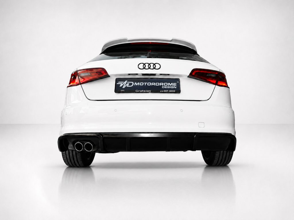 Εικόνα 2 από 3 — Motordrome – Πίσω Διαχύτης για Audi A3 8V Sportback (2013-2016) (Μονή Εξάτμιση) – 1 Τεμ.  (K152-001)