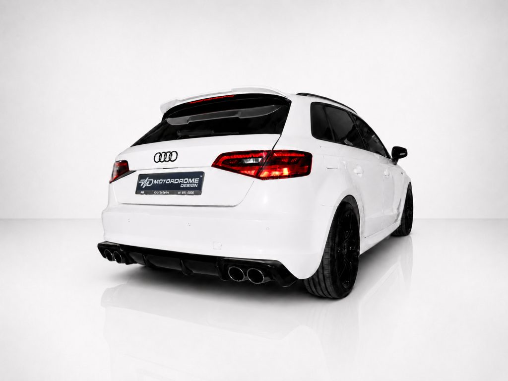 Εικόνα 1 από 2 — Motordrome – Πίσω Διαχύτης για Audi A3 8V Sportback (2013-2016) (Εξάτμιση L+R) – 1 Τεμ.  (K152-002)