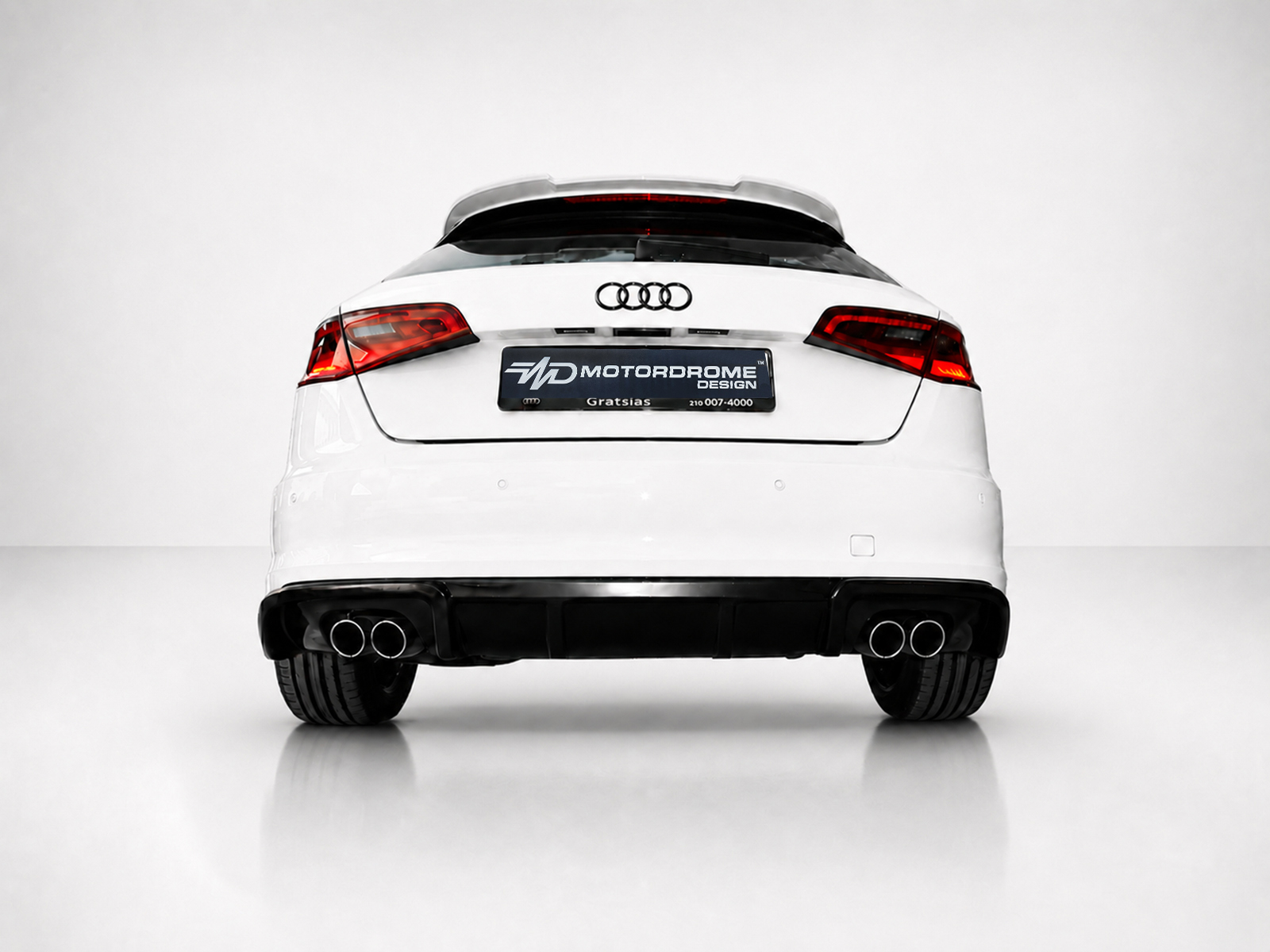 Εικόνα 2 από 2 — Motordrome – Πίσω Διαχύτης για Audi A3 8V Sportback (2013-2016) (Εξάτμιση L+R) – 1 Τεμ.  (K152-002)