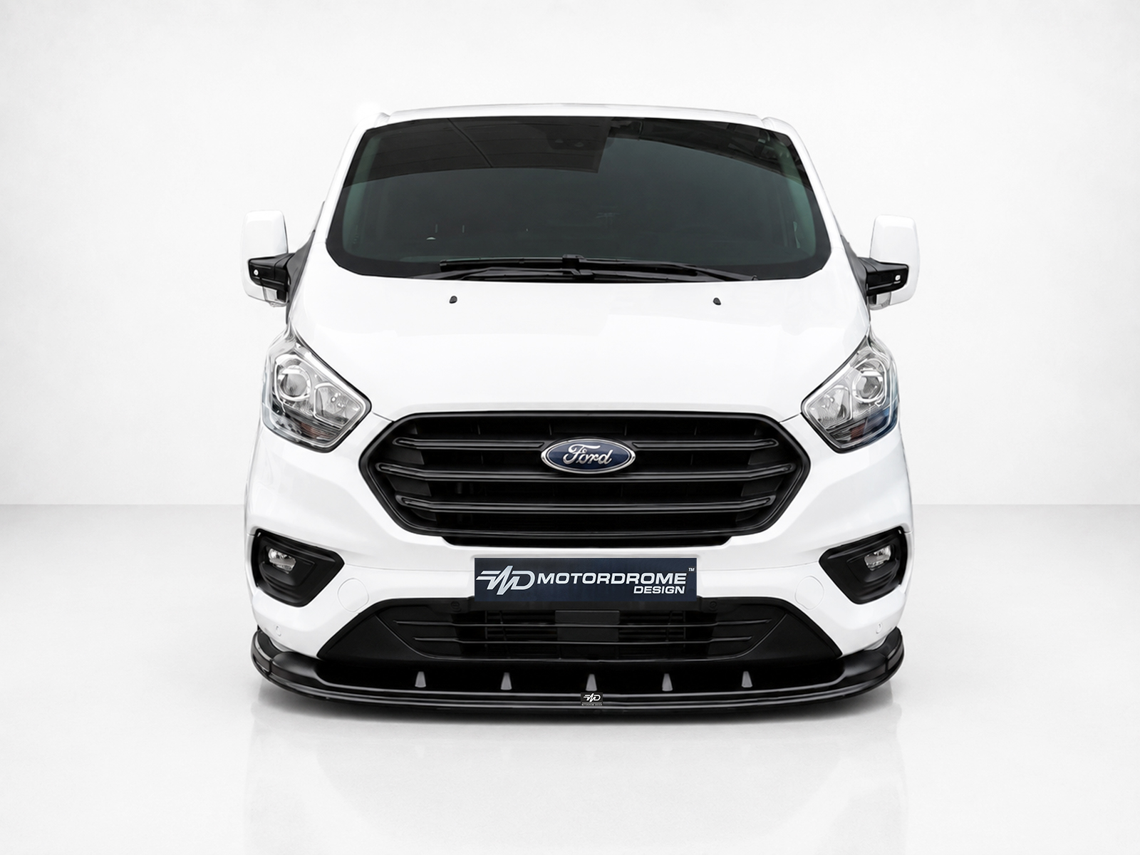 Εικόνα 1 από 3 — Motordrome – Εμπρός Σπλίτερ για Ford Transit Custom Mk1 Facelift (2018-2023) – 1 Τεμ.  (K161-001)