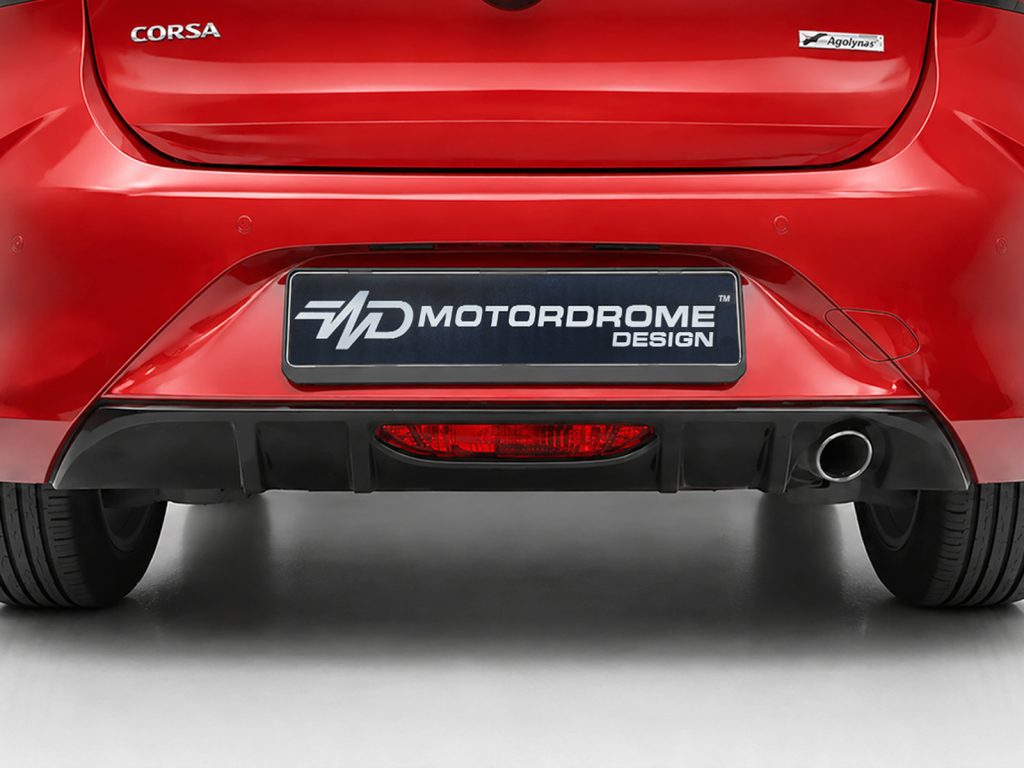 Εικόνα 3 από 4 — Motordrome – Πίσω Διαχύτης για Opel Corsa F GS-Line (2019-) – 1 Τεμ.  (K163-002)