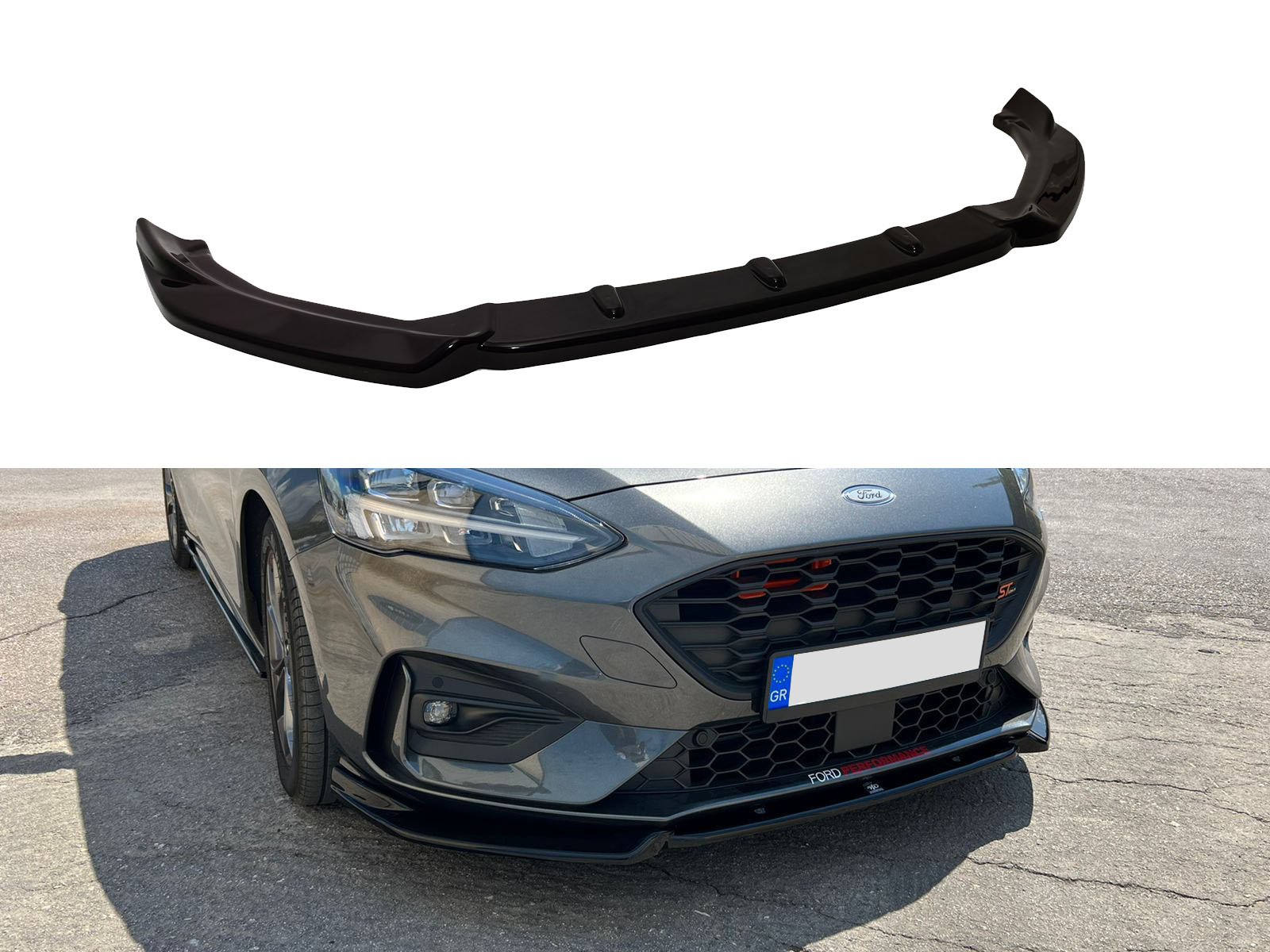 Εικόνα 1 από 6 — Motordrome – Εμπρός Σπλίτερ V.1 για Ford Focus Mk4 ST / ST-Line (2018-) – 1 Τεμ.  (K165-001)