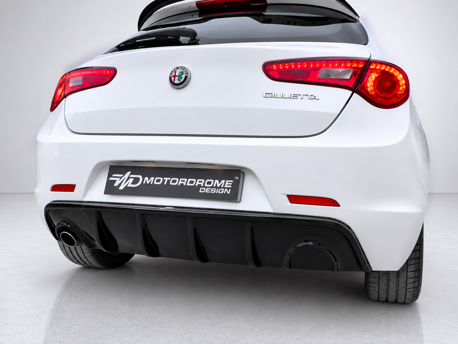 Εικόνα 4 από 6 — Motordrome – Πίσω Διαχύτης για Alfa Romeo Giulietta (Μονή Εξάτμιση) – 1 Τεμ.  (K166-002)