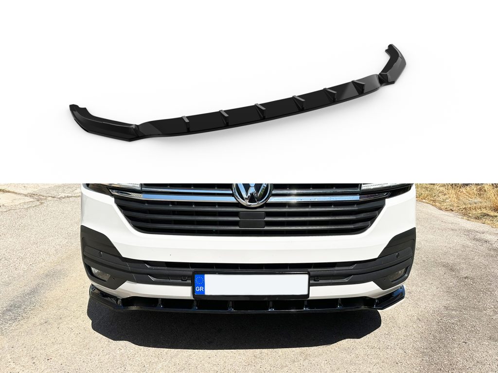 Εικόνα 1 από 6 — Motordrome – Εμπρός Σπλίτερ V.2 για Volkswagen T6.1 Standard Bumper – 1 Τεμ.  (K168-002)