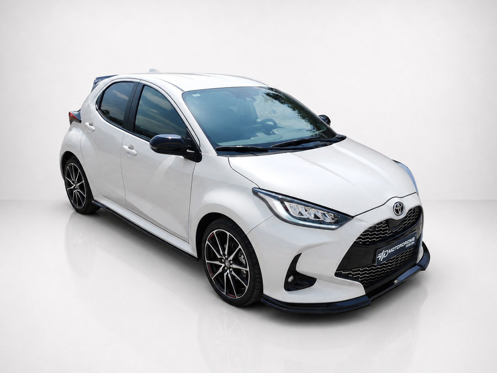 Εικόνα 2 από 7 — Motordrome – Εμπρός Σπλίτερ για Toyota Yaris Mk4 GR Sport (2022-) – 1 Τεμ.  (K169-001)