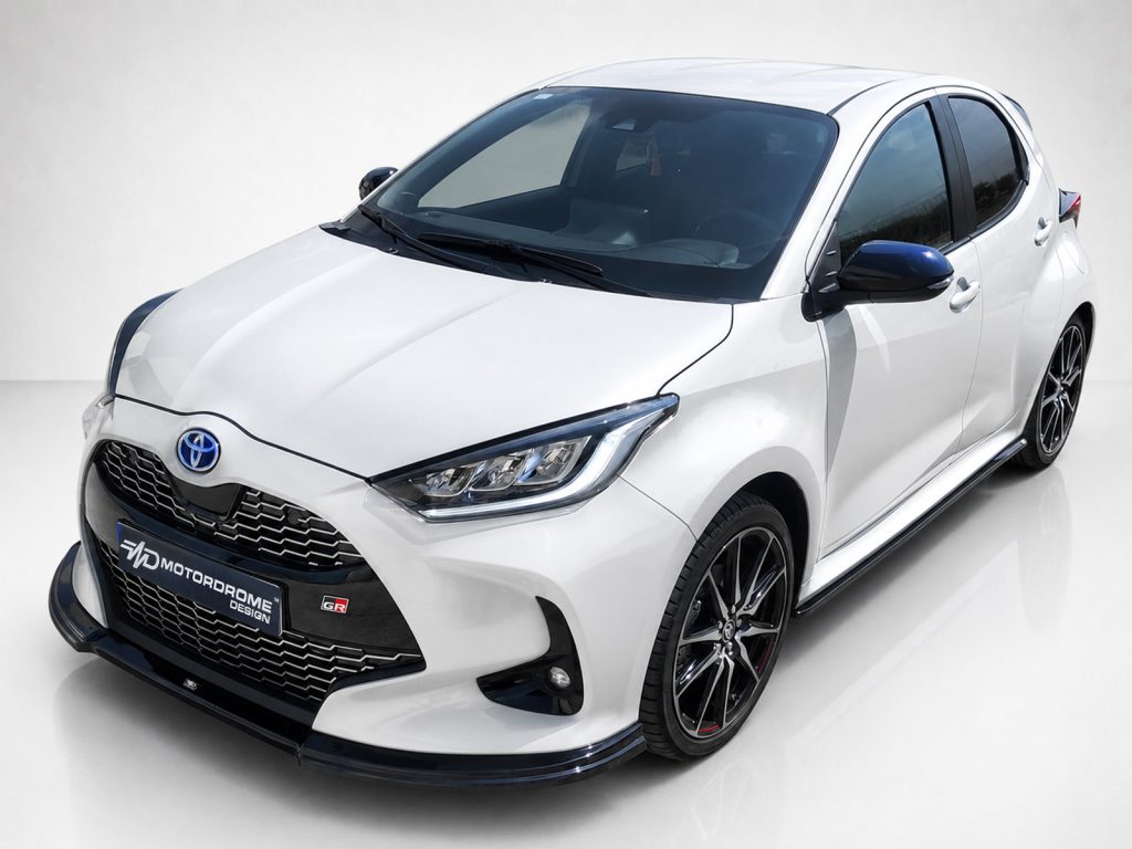 Εικόνα 2 από 7 — Motordrome – Επιπρόσθετα Μαρσπιέ για Toyota Yaris Mk4 (2020-) – 1 Σετ. (K169-002)