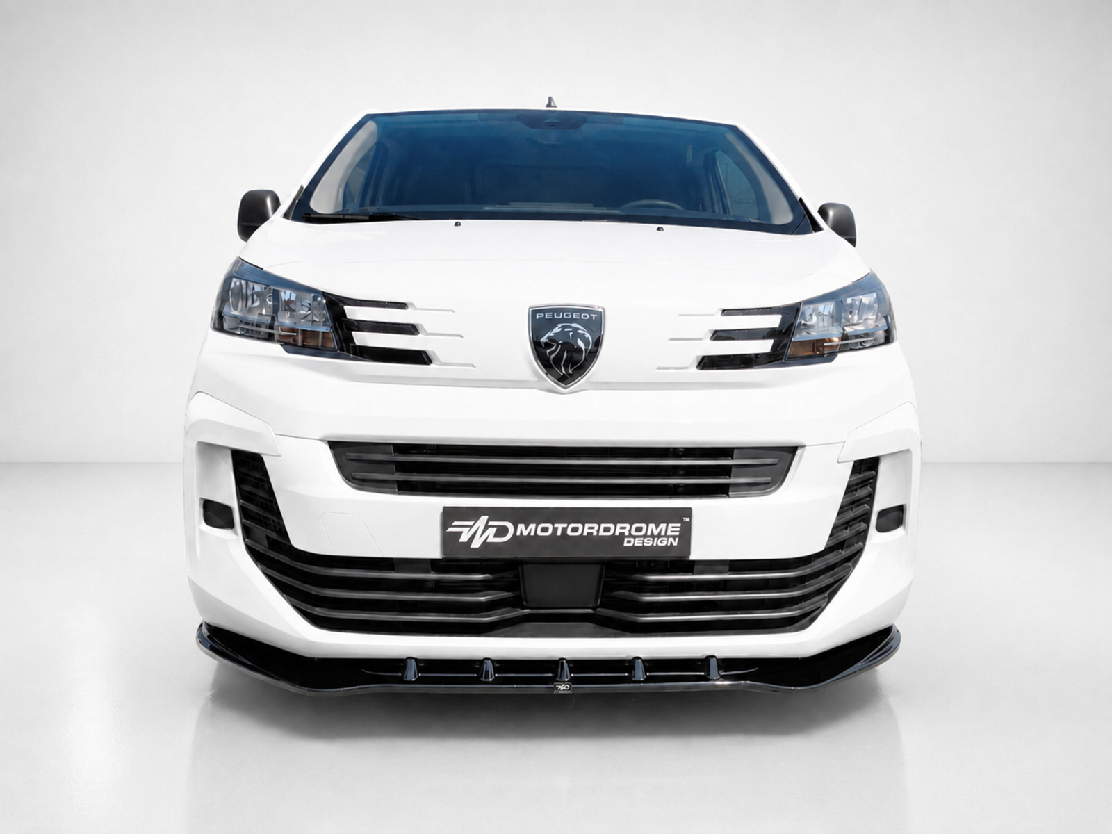 Εικόνα 1 από 5 — Motordrome – Εμπρός Σπλίτερ για Citroen Jumpy / Space Tourer / Fiat Scudo / Opel Vivaro / Zafira Life / Peugeot Expert / Traveller / Toyota Proace Mk3 Facelift – 1 Τεμ.  (K170-004)