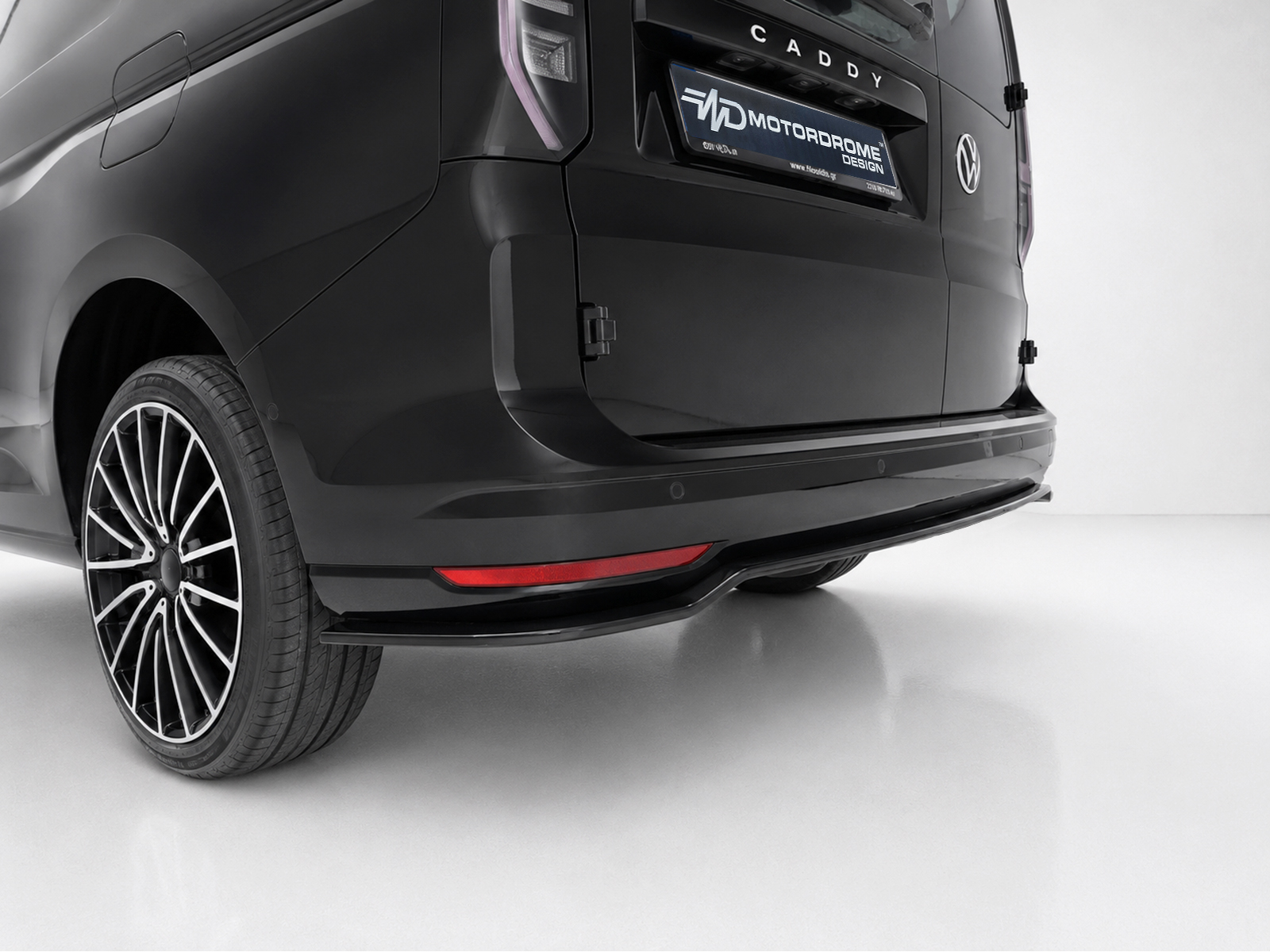 Εικόνα 3 από 4 — Motordrome – Πίσω Σπλίτερ Κοντό για Volkswagen Caddy Mk5 / Ford Transit Connect L1 Mk3 – 1 Τεμ.  (K172-006)