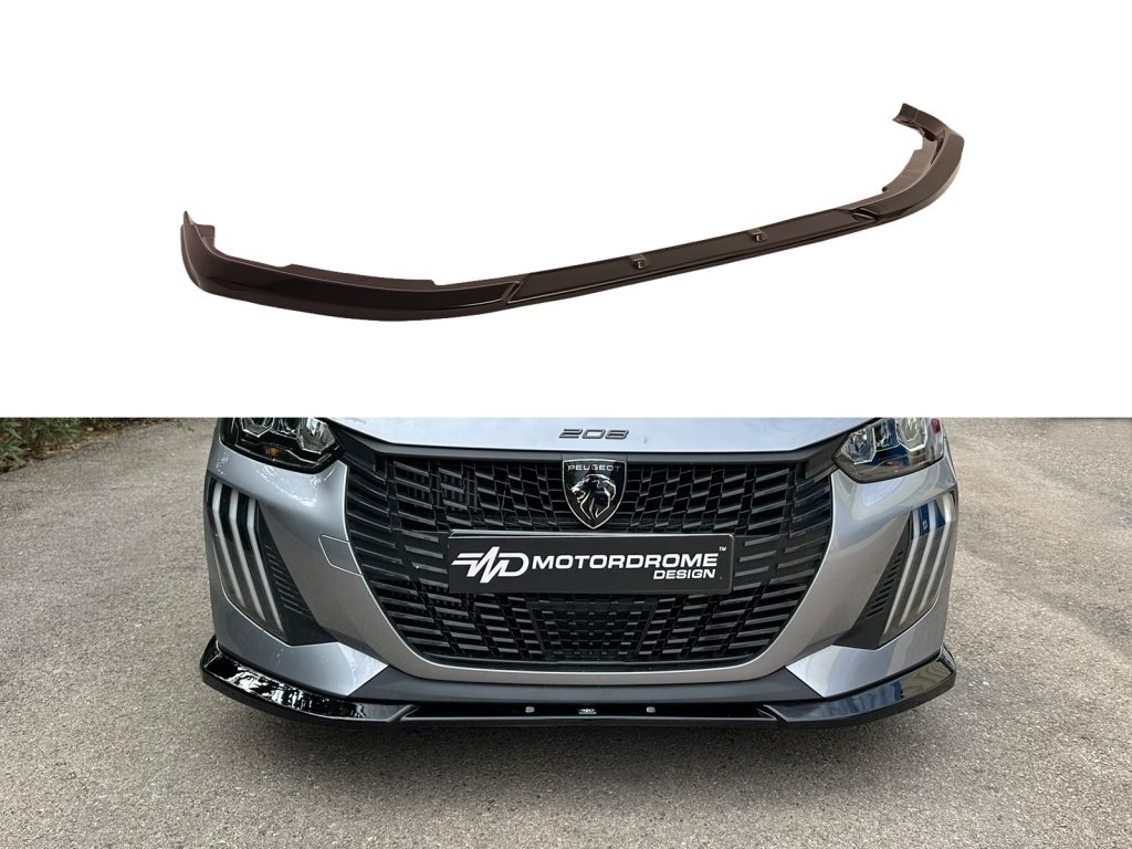Εικόνα 1 από 10 — Motordrome – Εμπρός Σπλίτερ για Peugeot 208 Mk2 Facelift (2023-) – 1 Τεμ.  (K173-001)