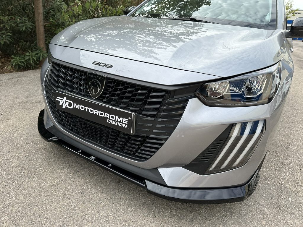 Εικόνα 4 από 10 — Motordrome – Εμπρός Σπλίτερ για Peugeot 208 Mk2 Facelift (2023-) – 1 Τεμ.  (K173-001)