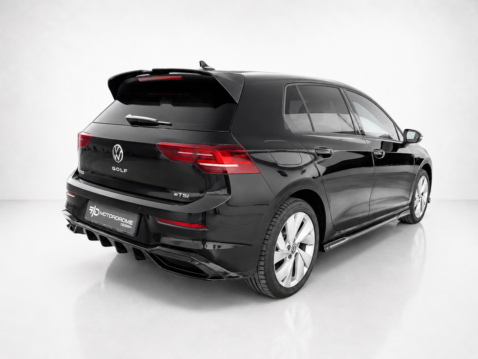 Εικόνα 4 από 5 — Motordrome – Επιπρόσθετα Μαρσπιέ για Volkswagen Golf MK8 / Mk8 Facelift – 1 Σετ. (K174-003)