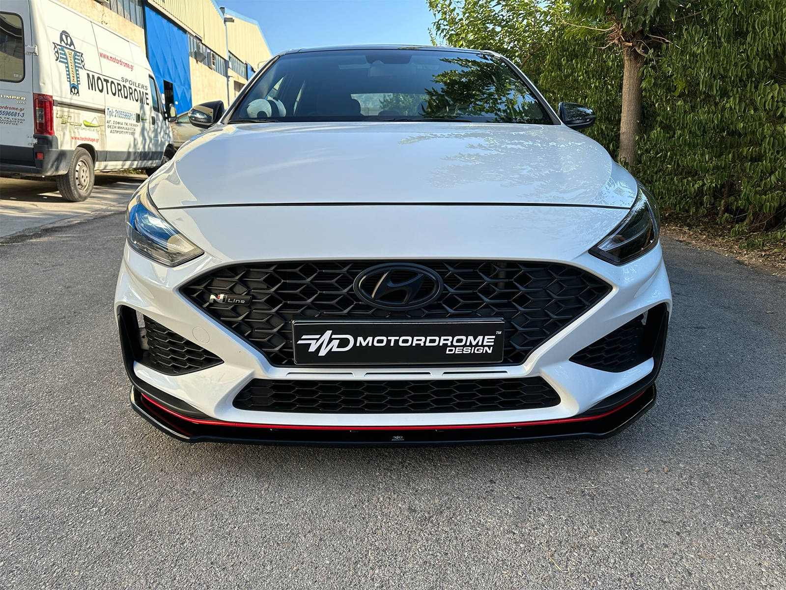 Εικόνα 2 από 6 — Motordrome – Εμπρός Σπλίτερ για Hyundai i30 Mk3 N / N-Line Hatchback / Fastback Facelift (2020-) – 1 Τεμ.  (K180-001)