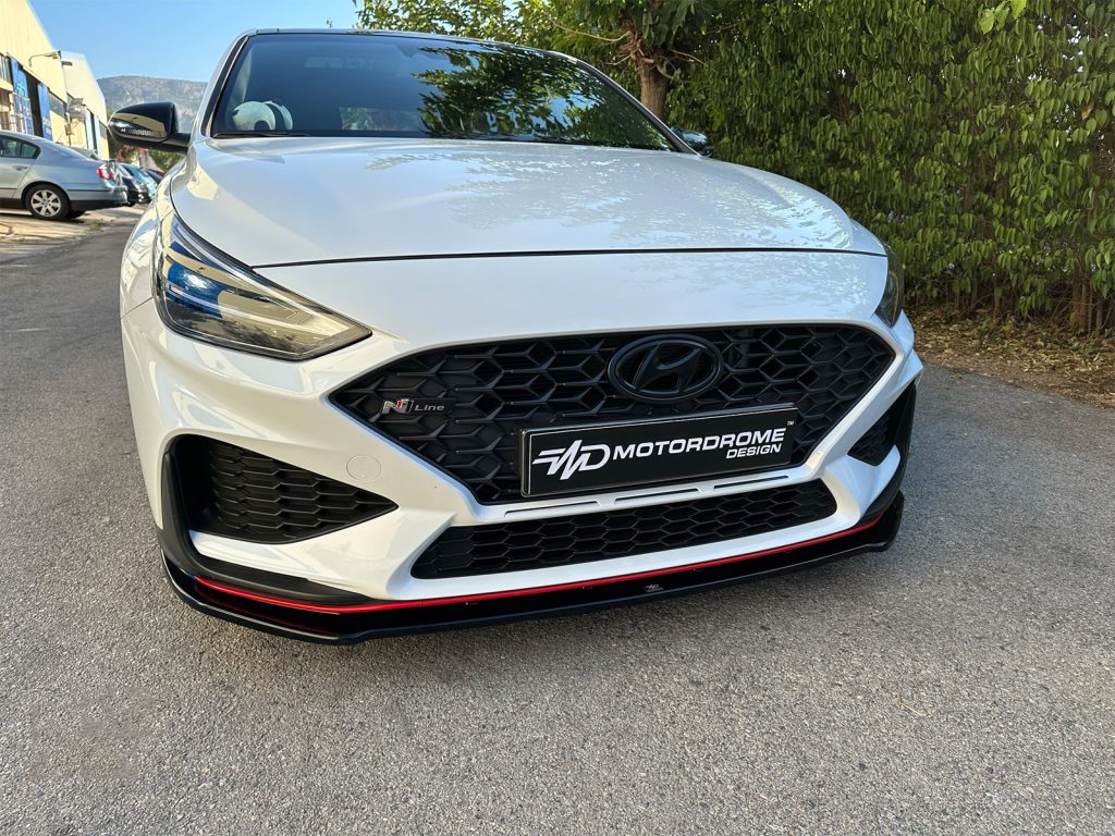 Εικόνα 3 από 6 — Motordrome – Εμπρός Σπλίτερ για Hyundai i30 Mk3 N / N-Line Hatchback / Fastback Facelift (2020-) – 1 Τεμ.  (K180-001)