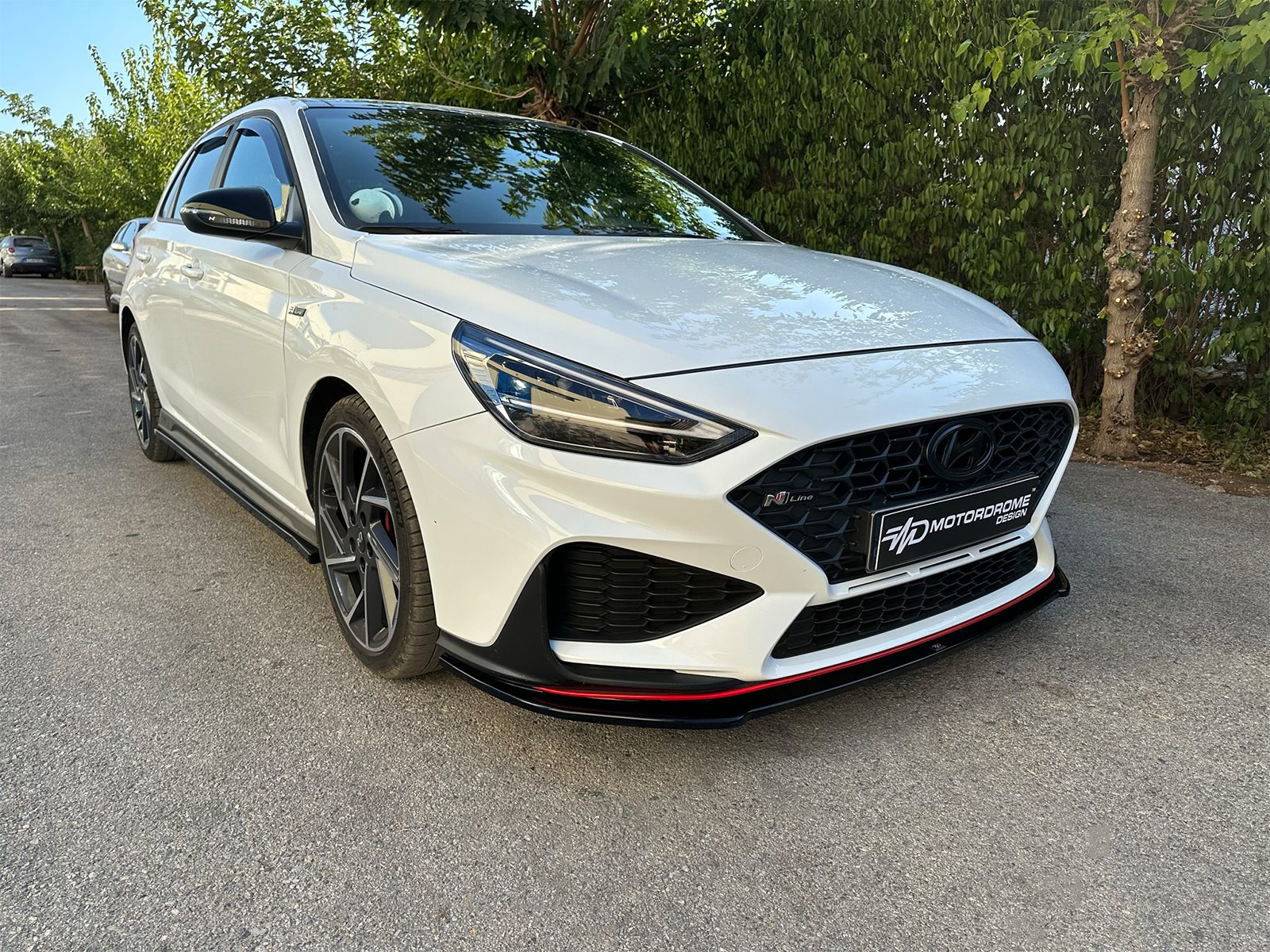 Εικόνα 4 από 6 — Motordrome – Εμπρός Σπλίτερ για Hyundai i30 Mk3 N / N-Line Hatchback / Fastback Facelift (2020-) – 1 Τεμ.  (K180-001)