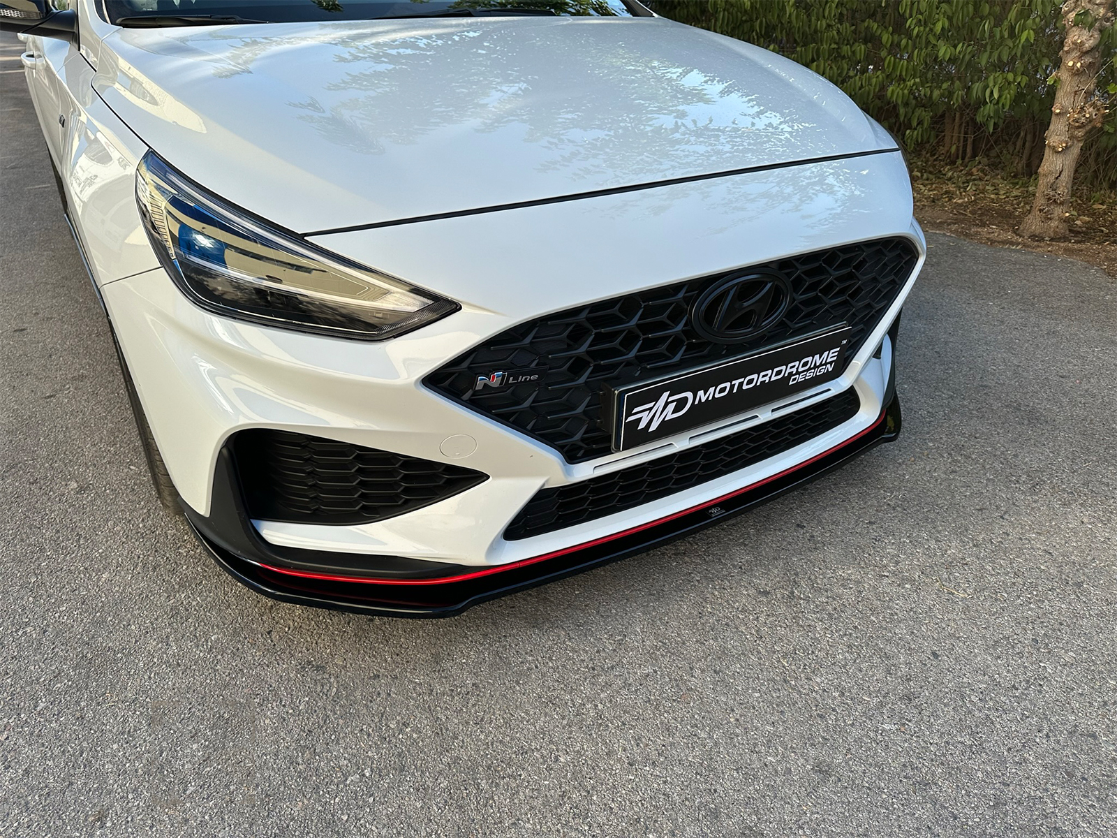 Εικόνα 5 από 6 — Motordrome – Εμπρός Σπλίτερ για Hyundai i30 Mk3 N / N-Line Hatchback / Fastback Facelift (2020-) – 1 Τεμ.  (K180-001)