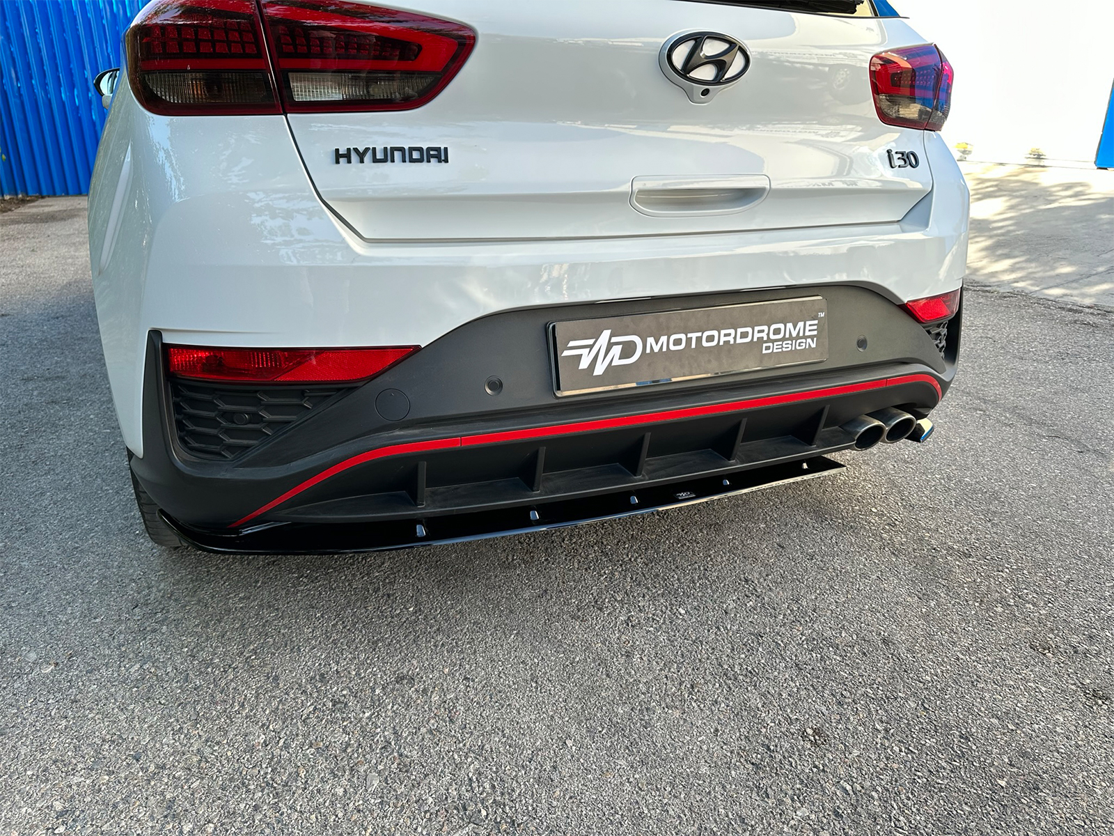 Εικόνα 3 από 6 — Motordrome – Πίσω Σπλίτερ για Hyundai i30 Mk3 N-Line Hatchback Facelift (2020-) – 1 Τεμ.  (K180-002)