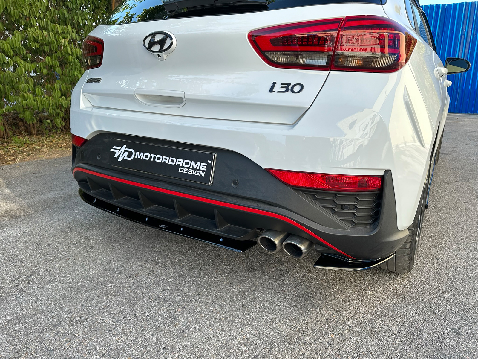 Εικόνα 4 από 6 — Motordrome – Πίσω Σπλίτερ για Hyundai i30 Mk3 N-Line Hatchback Facelift (2020-) – 1 Τεμ.  (K180-002)