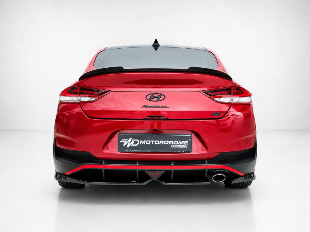 Εικόνα 1 από 5 — Motordrome – Πίσω Σπλίτερ για Hyundai i30 Mk3 N-Line Fastback Facelift – 1 Τεμ.  (K180-005)