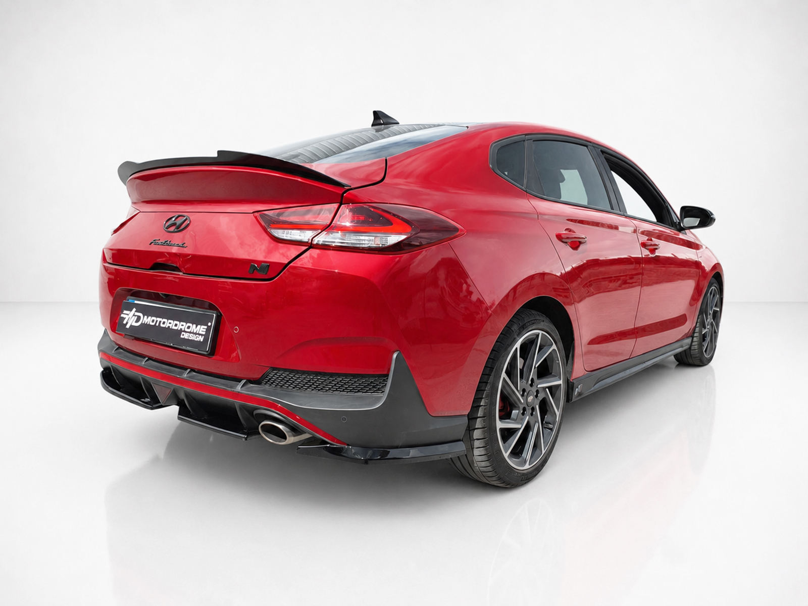 Εικόνα 2 από 5 — Motordrome – Πίσω Σπλίτερ για Hyundai i30 Mk3 N-Line Fastback Facelift – 1 Τεμ.  (K180-005)