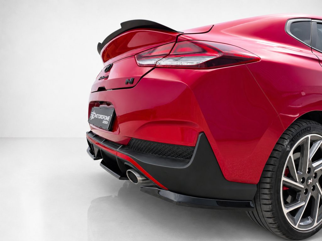 Εικόνα 3 από 5 — Motordrome – Πίσω Σπλίτερ για Hyundai i30 Mk3 N-Line Fastback Facelift – 1 Τεμ.  (K180-005)