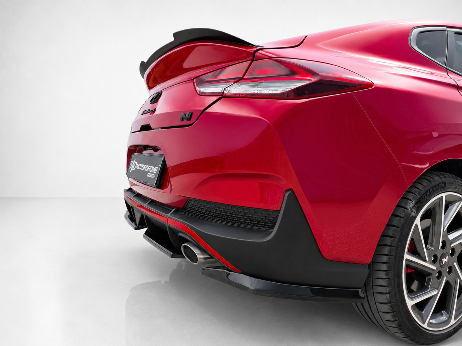 Εικόνα 3 από 5 — Motordrome – Πίσω Σπλίτερ για Hyundai i30 Mk3 N-Line Fastback Facelift – 1 Τεμ.  (K180-005)