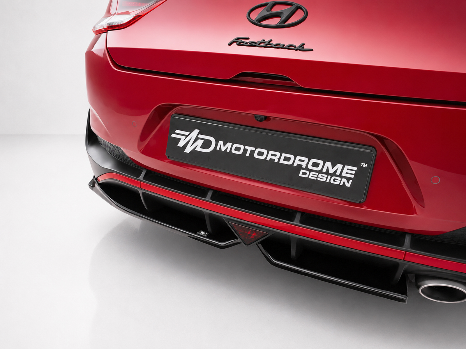 Εικόνα 4 από 5 — Motordrome – Πίσω Σπλίτερ για Hyundai i30 Mk3 N-Line Fastback Facelift – 1 Τεμ.  (K180-005)