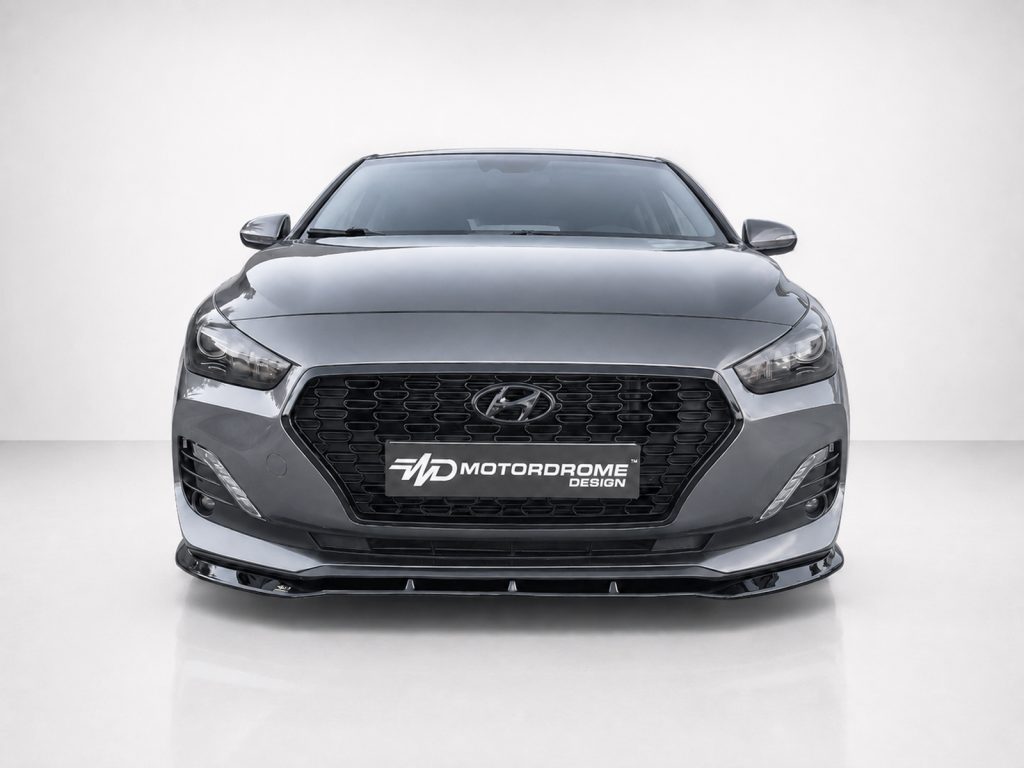Εικόνα 1 από 4 — Motordrome – Εμπρός Σπλίτερ για Hyundai i30 Mk3 Fastback (2016-2020) – 1 Τεμ.  (K180-007)