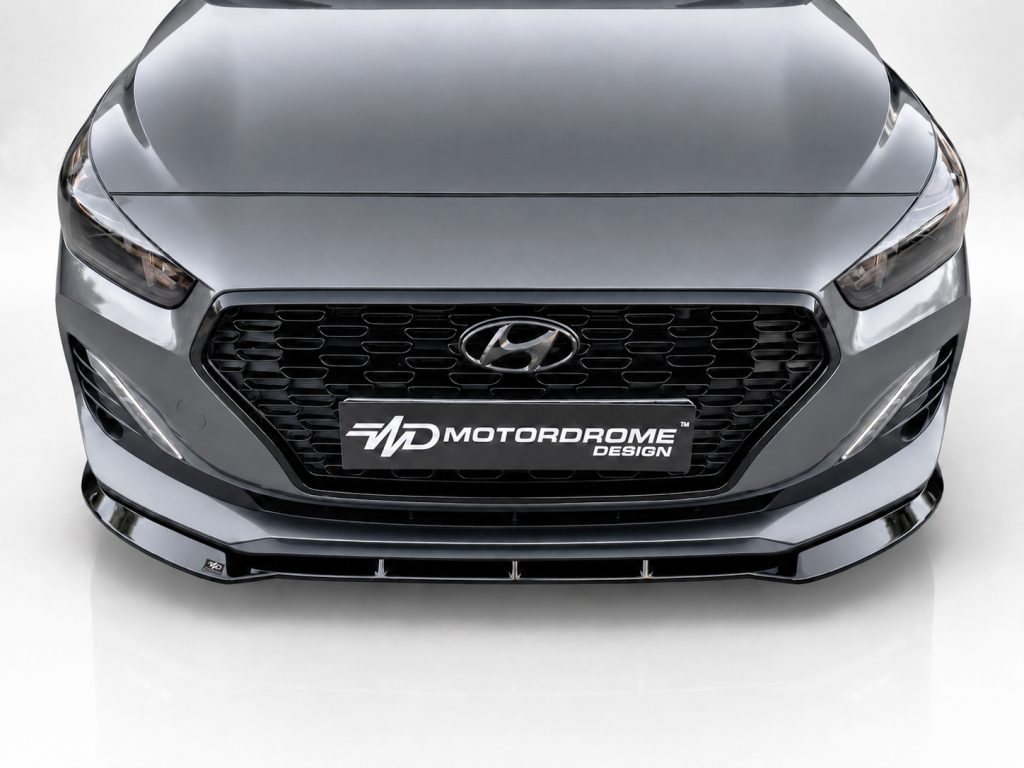 Εικόνα 3 από 4 — Motordrome – Εμπρός Σπλίτερ για Hyundai i30 Mk3 Fastback (2016-2020) – 1 Τεμ.  (K180-007)