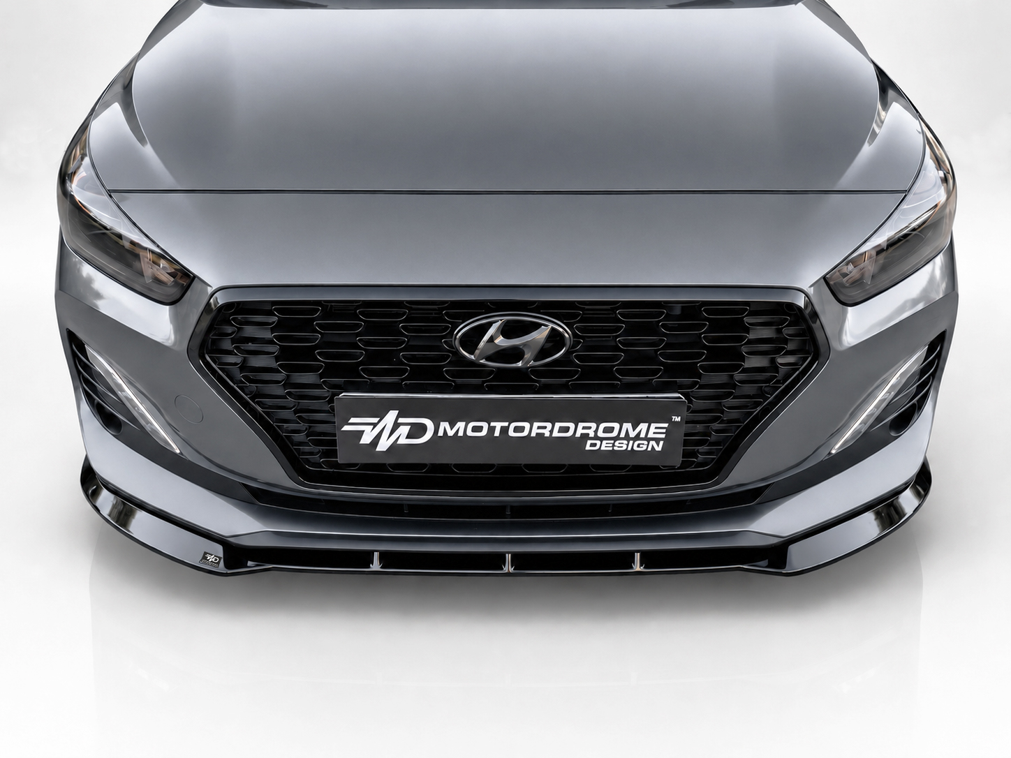 Εικόνα 3 από 4 — Motordrome – Εμπρός Σπλίτερ για Hyundai i30 Mk3 Fastback (2016-2020) – 1 Τεμ.  (K180-007)