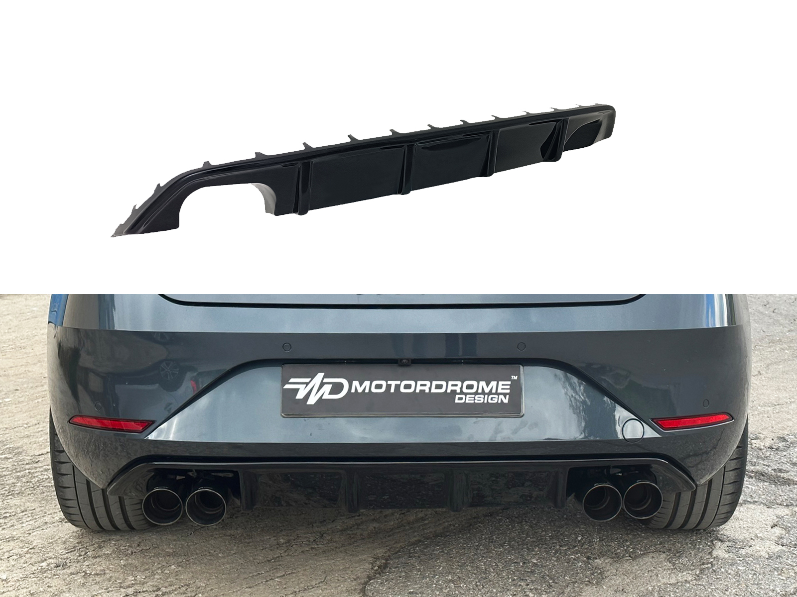 Εικόνα 1 από 6 — Motordrome – Πίσω Διαχύτης για Seat Leon Mk4 FR (2020-) – 1 Τεμ.  (K181-004)