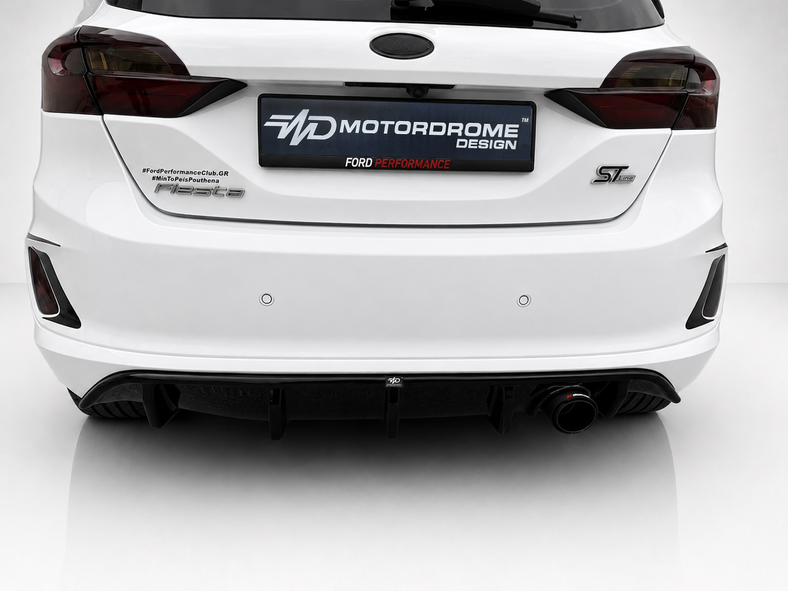 Εικόνα 3 από 5 — Motordrome – Πίσω Διαχύτης για Ford Fiesta Mk8 ST-Line (2017-) – 1 Τεμ.  (K182-004)