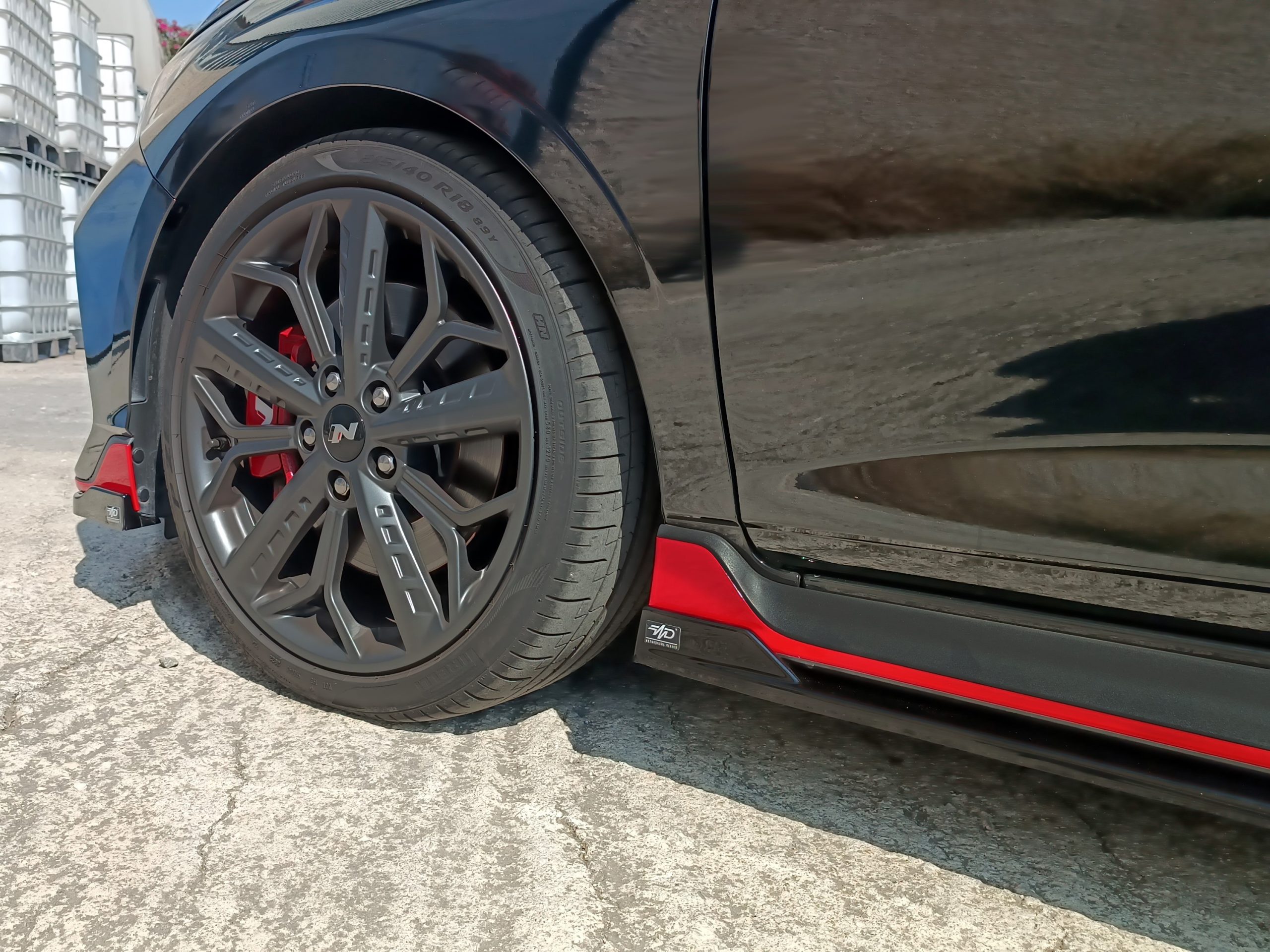 Εικόνα 6 από 8 — Motordrome – Επιπρόσθετα Μαρσπιέ για Hyundai i20 N Mk3 (2020-) – 1 Σετ. (K185-002)