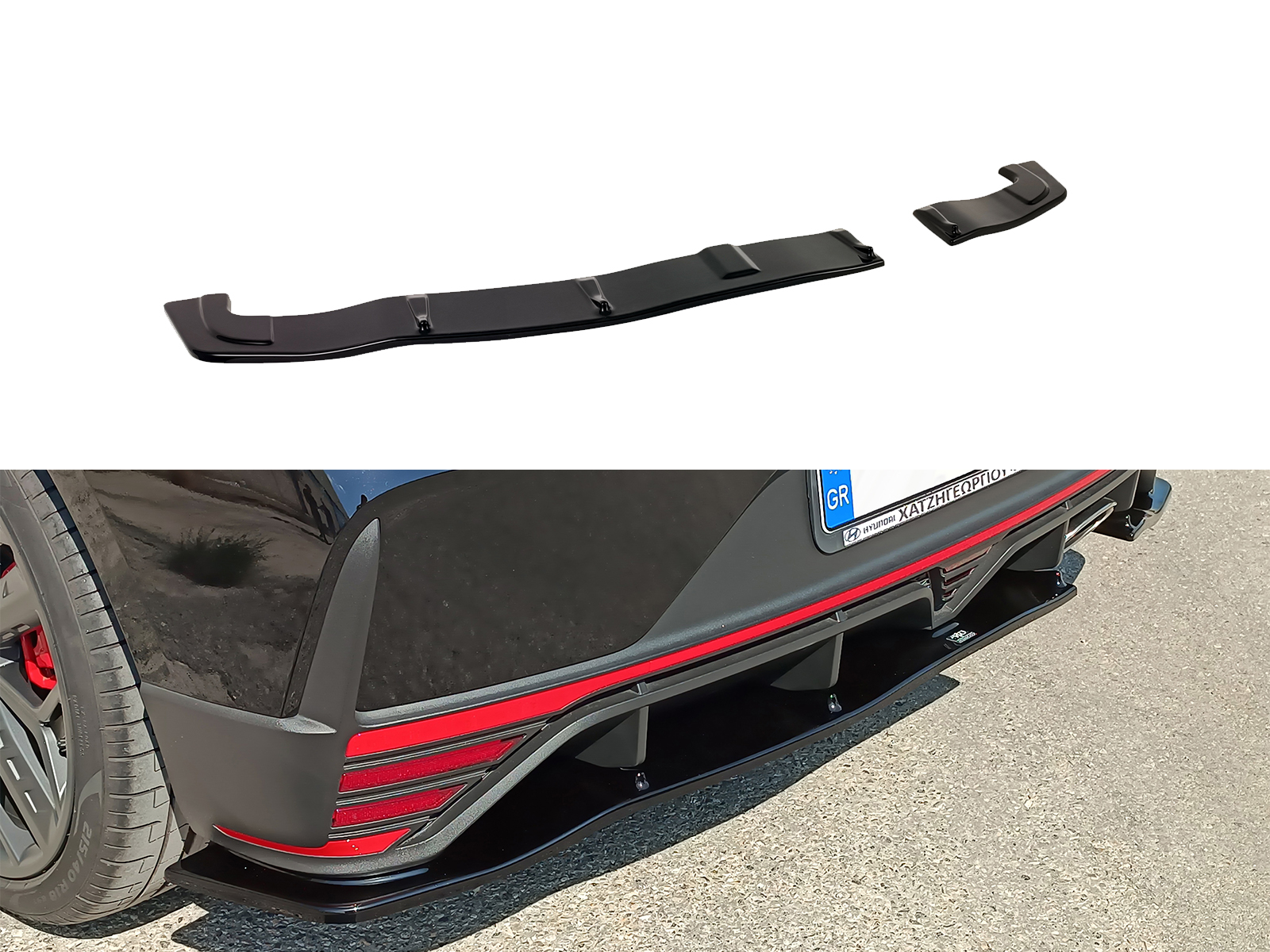 Εικόνα 1 από 7 — Motordrome – Πίσω Σπλίτερ για Hyundai i20 N Mk3 (2020-) – 1 Τεμ.  (K185-003)