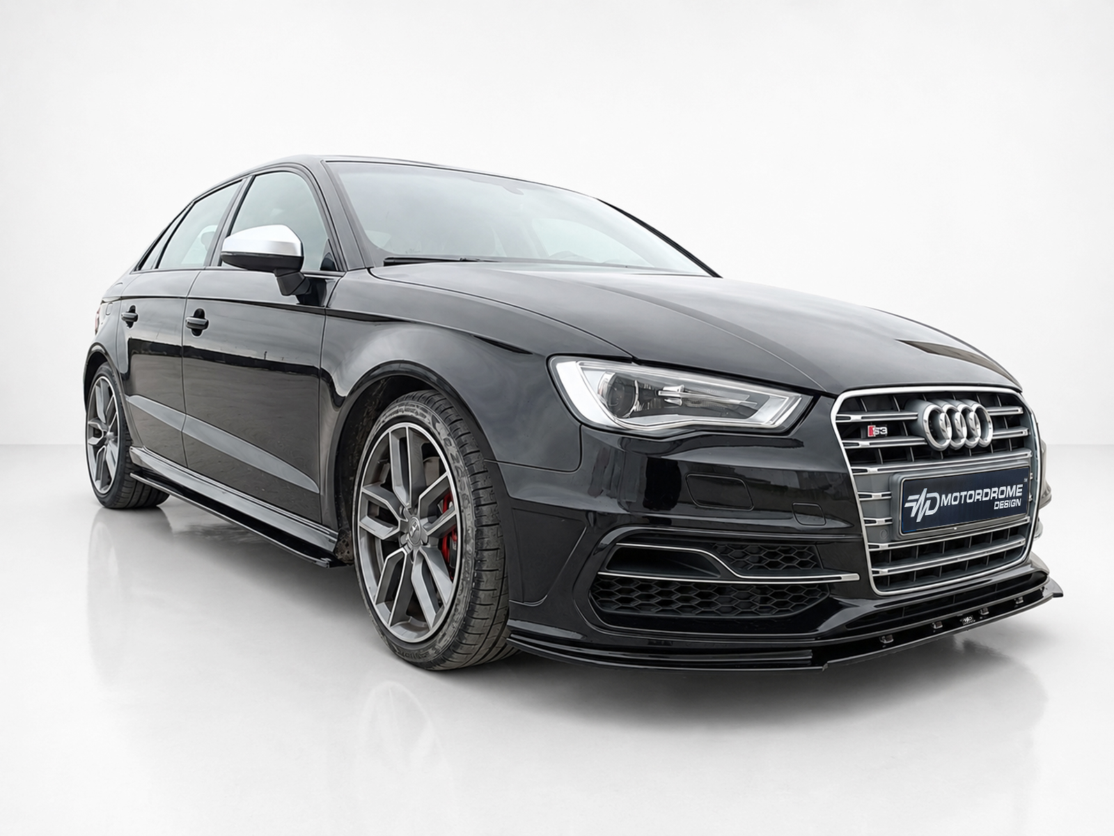 Εικόνα 1 από 6 — Motordrome – Εμπρός Σπλίτερ για Audi S3 / A3 S-Line 8V Hatchback / Sportback – 1 Τεμ.  (K187-001)